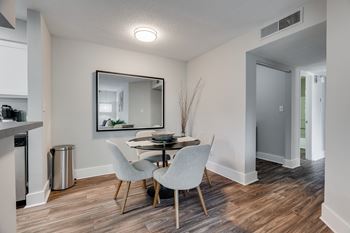 Separate dining room area